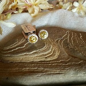 Sterling Silver Citrine Earrings